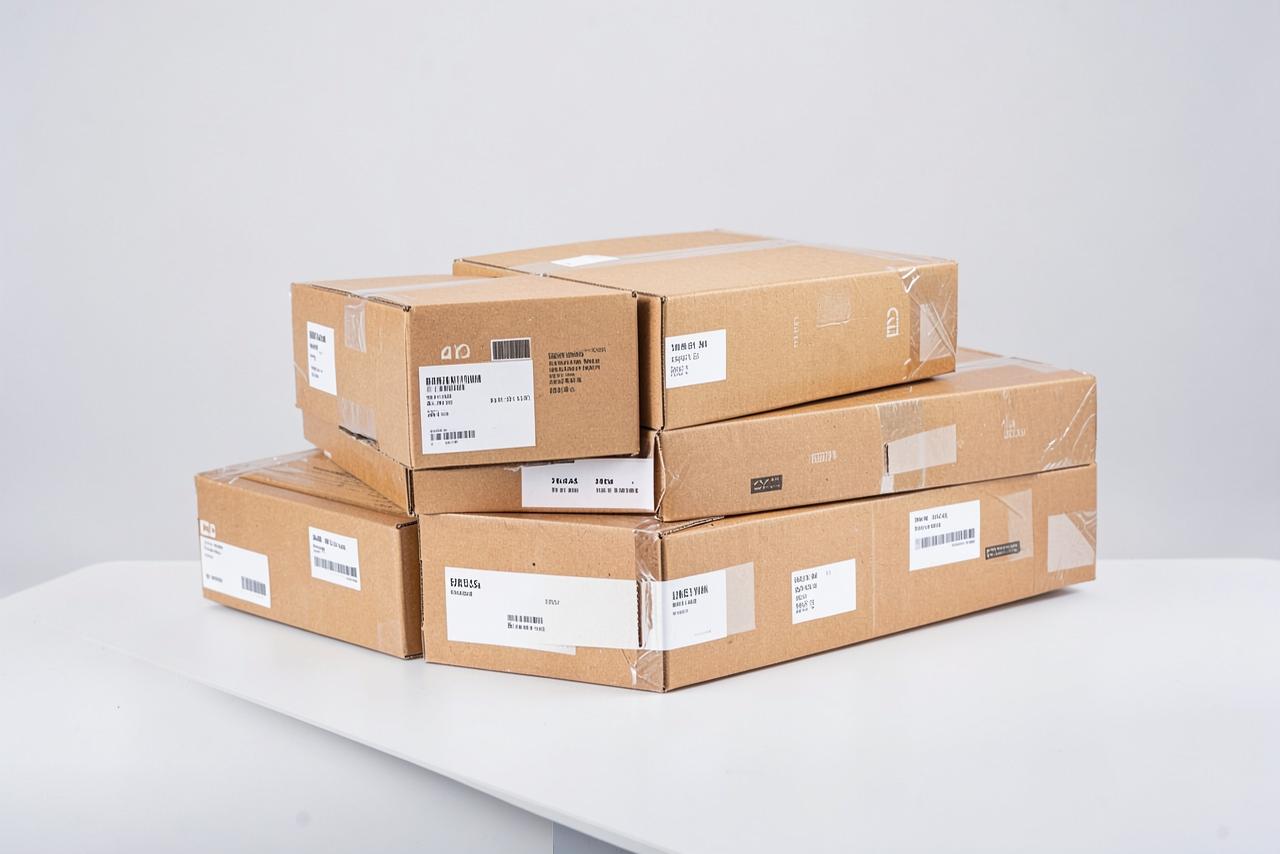 Sealed electronics packaging checked before dispatch